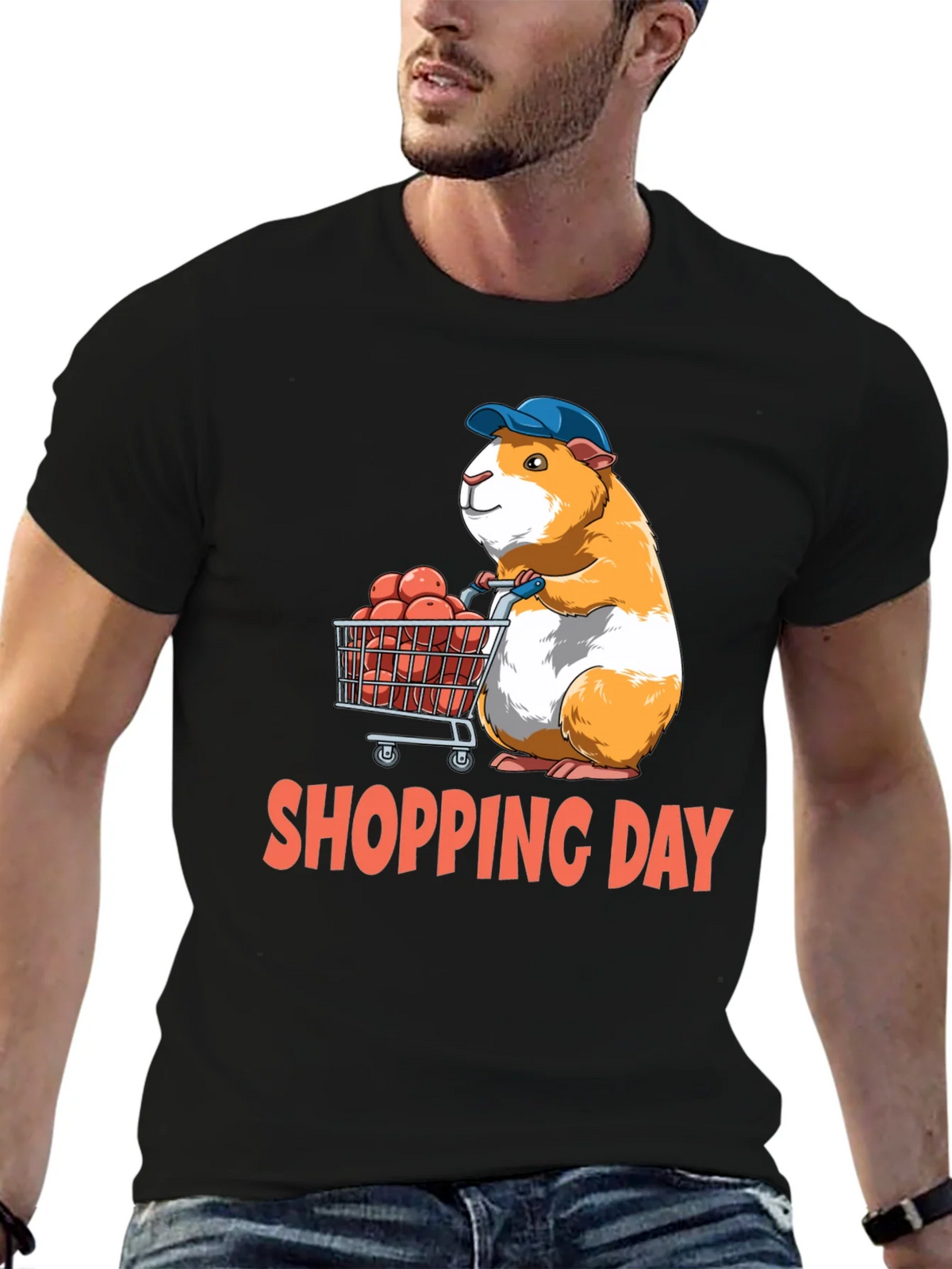 Guinea Pig Shopping Day T-Shirt product image 6