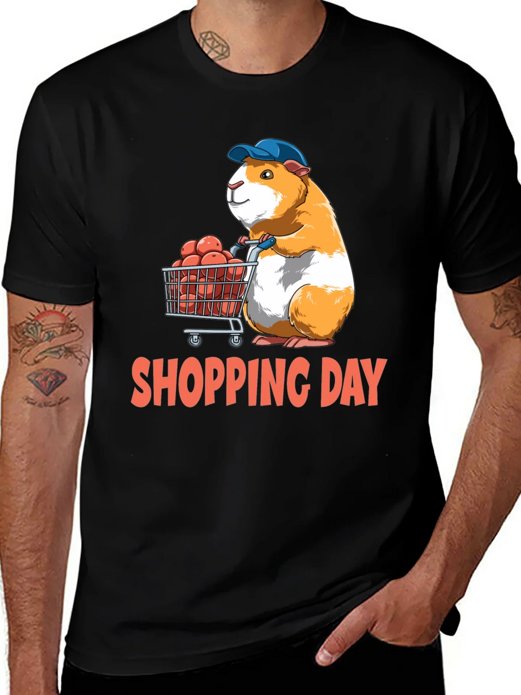 Guinea Pig Shopping Day T-Shirt product image 1