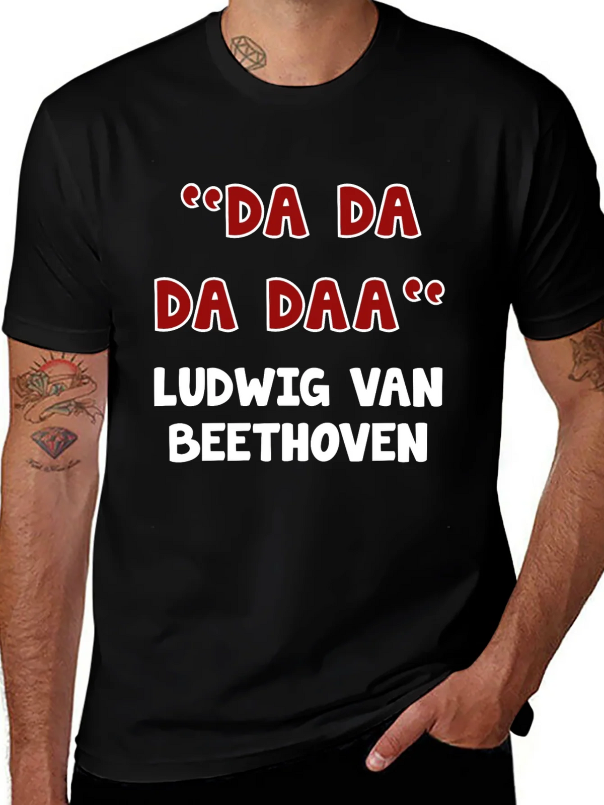 Ludwig van Beethoven Da Da Daa T-Shirt product image 1