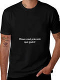 Preventative Care T-Shirt - French Proverb product image 1