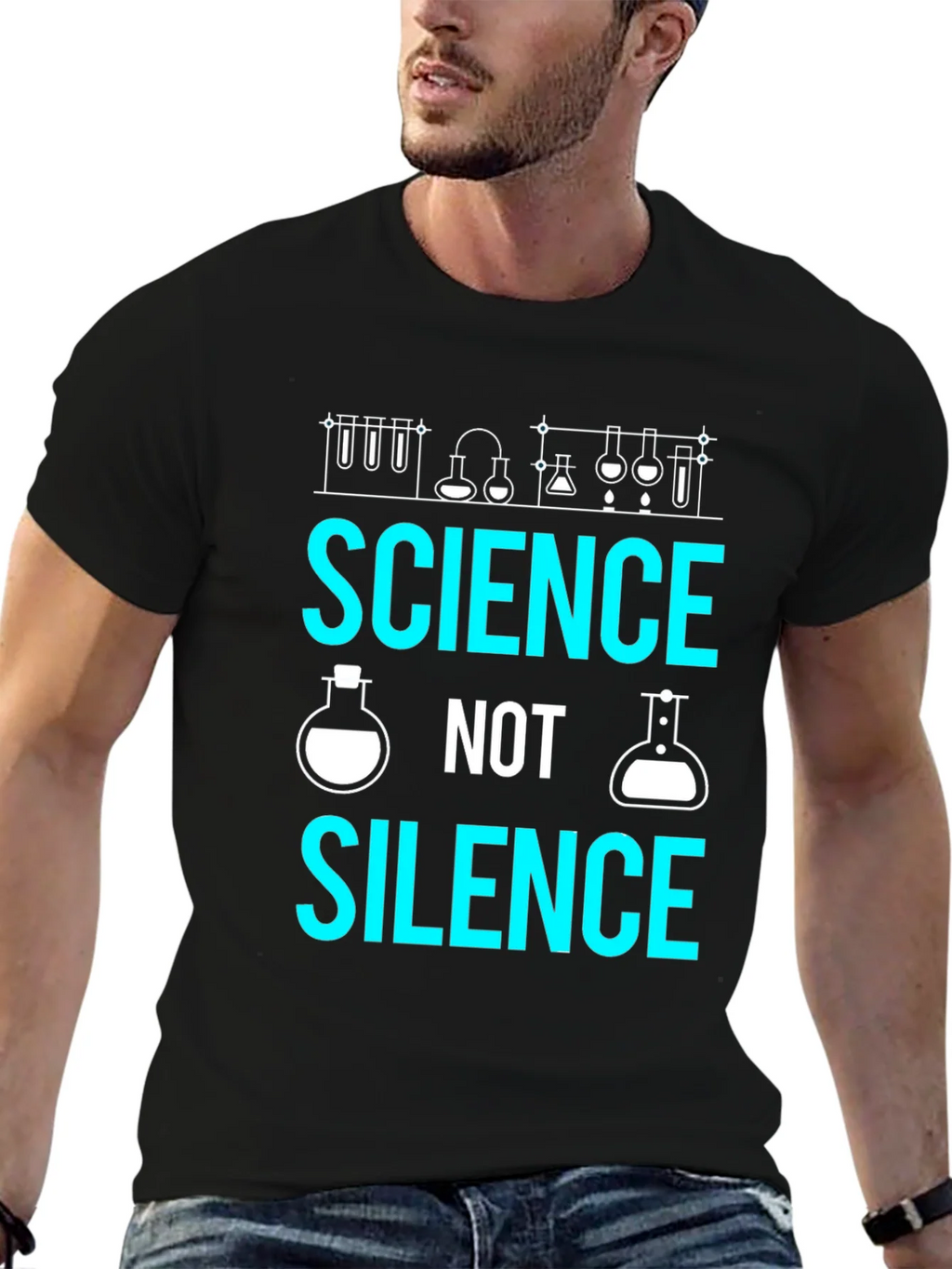 Science Not Silence T-Shirt - Support product image 6