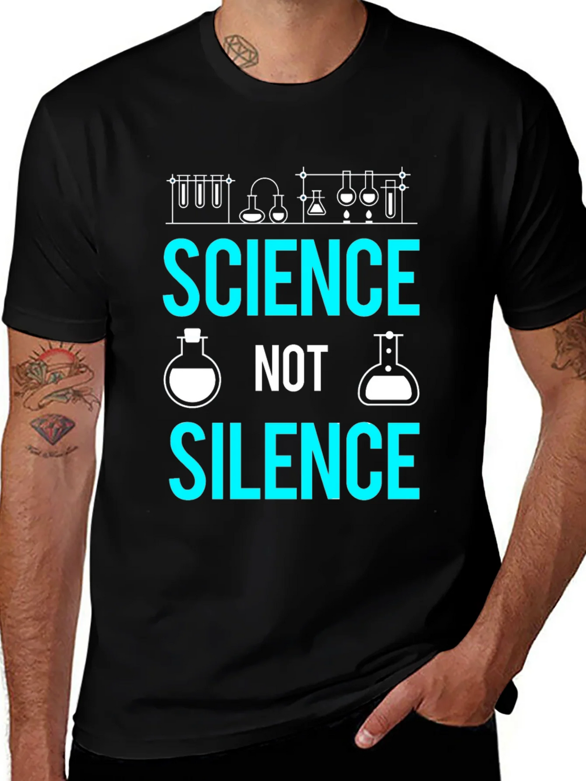 Science Not Silence T-Shirt - Support product image 1