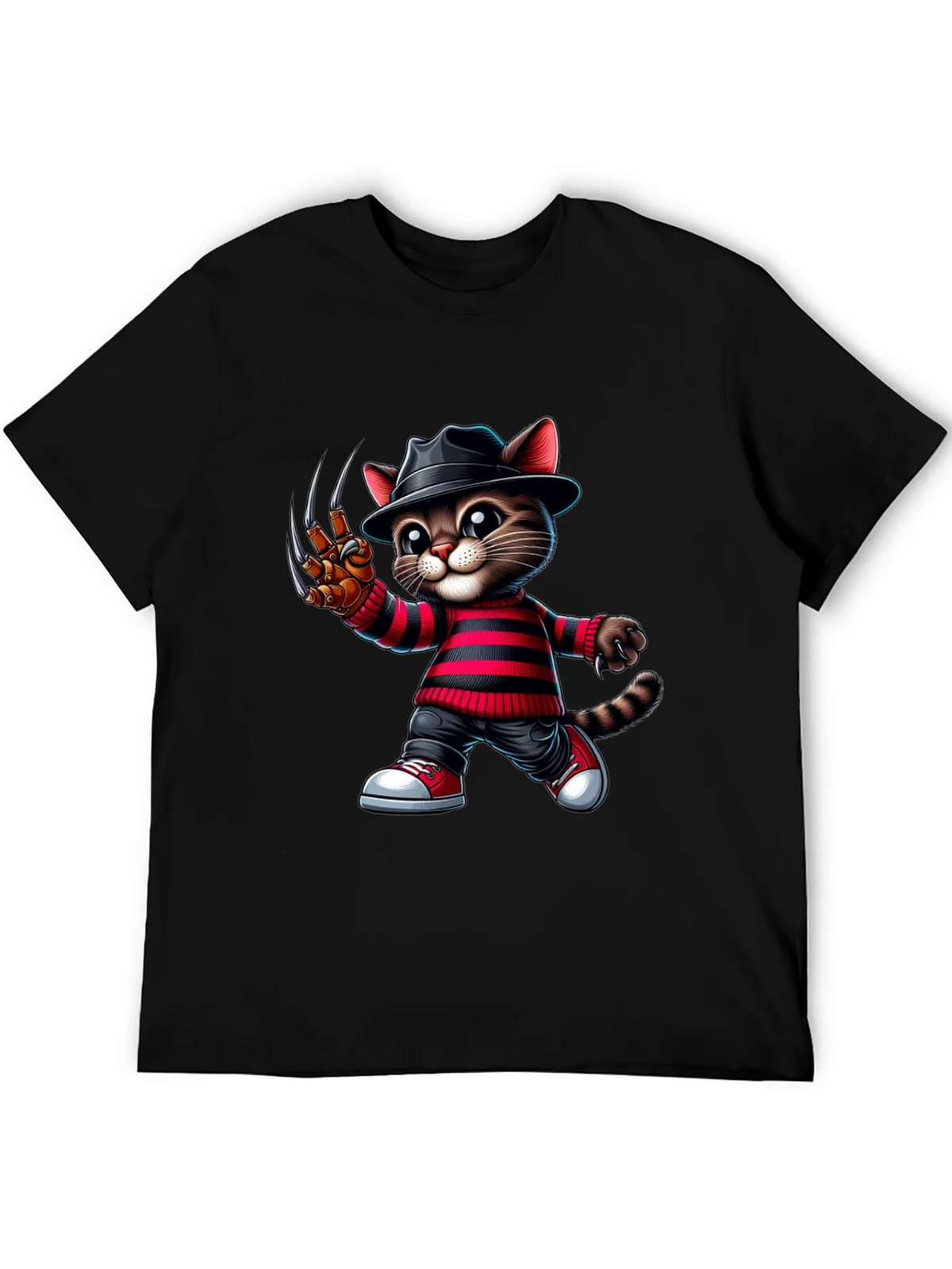 Krueger Cat Graphic T-Shirt product image 5