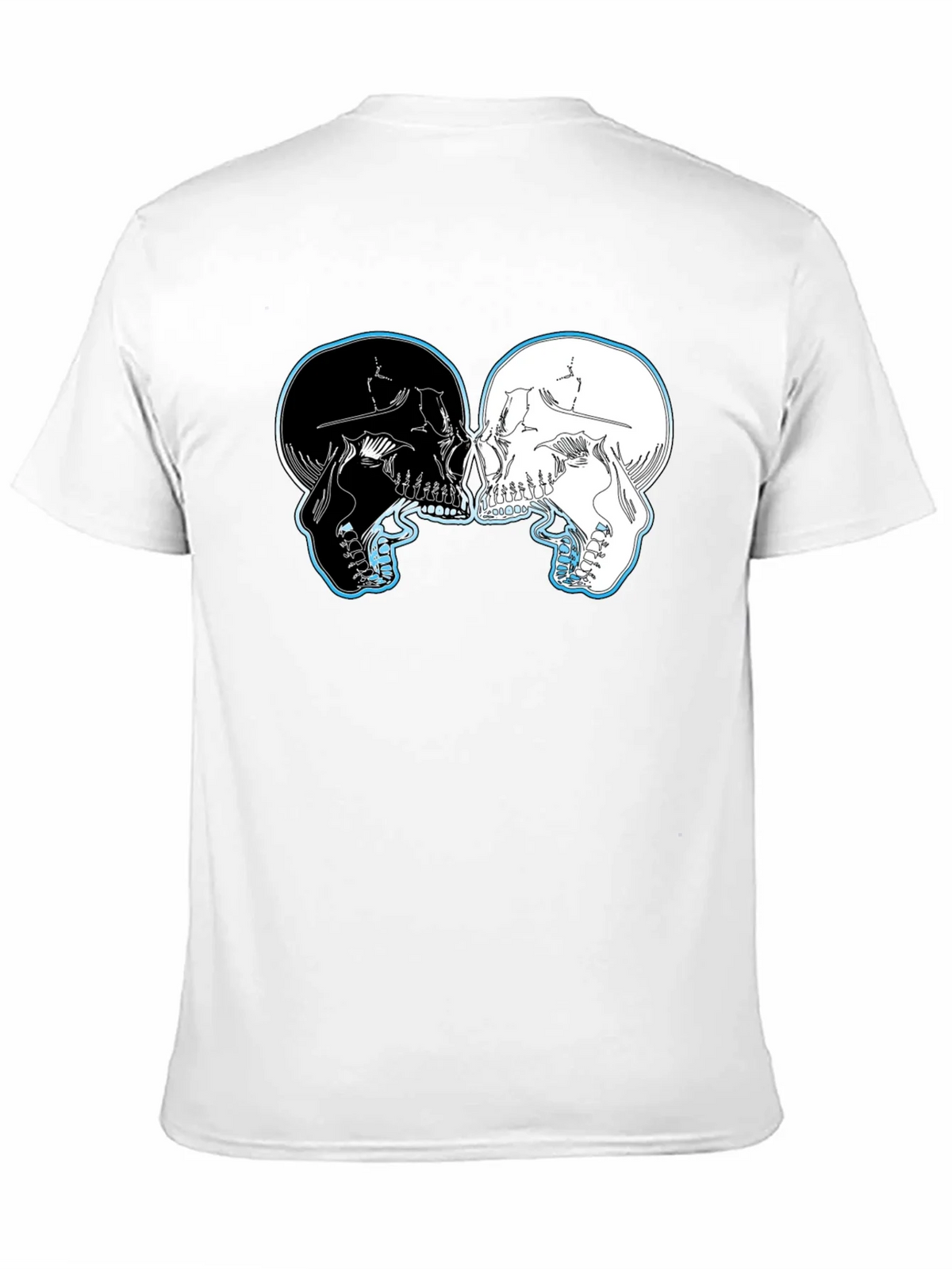 Yin Yang Skulls Graphic T-Shirt product image 10