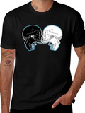 Yin Yang Skulls Graphic T-Shirt product image 1