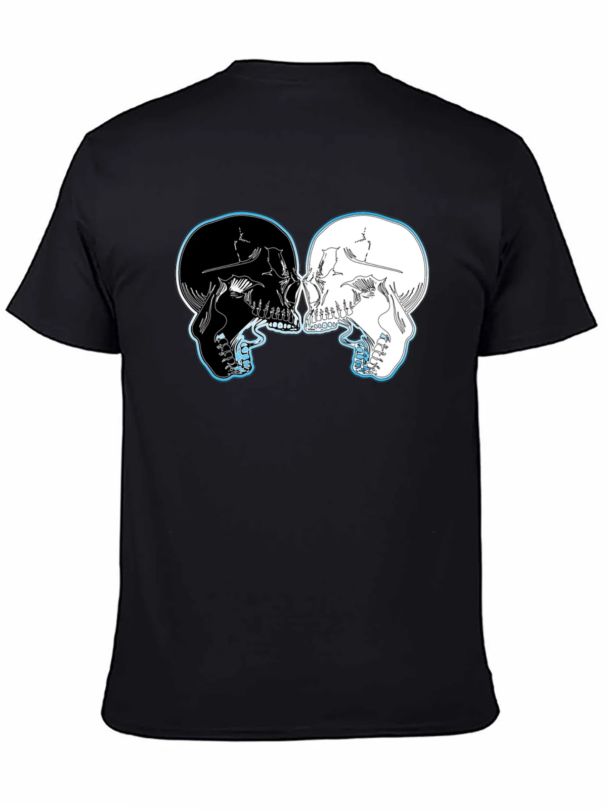 Yin Yang Skulls Graphic T-Shirt product image 4