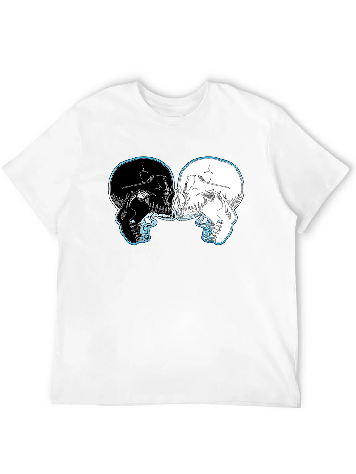 Yin Yang Skulls Graphic T-Shirt product image 11