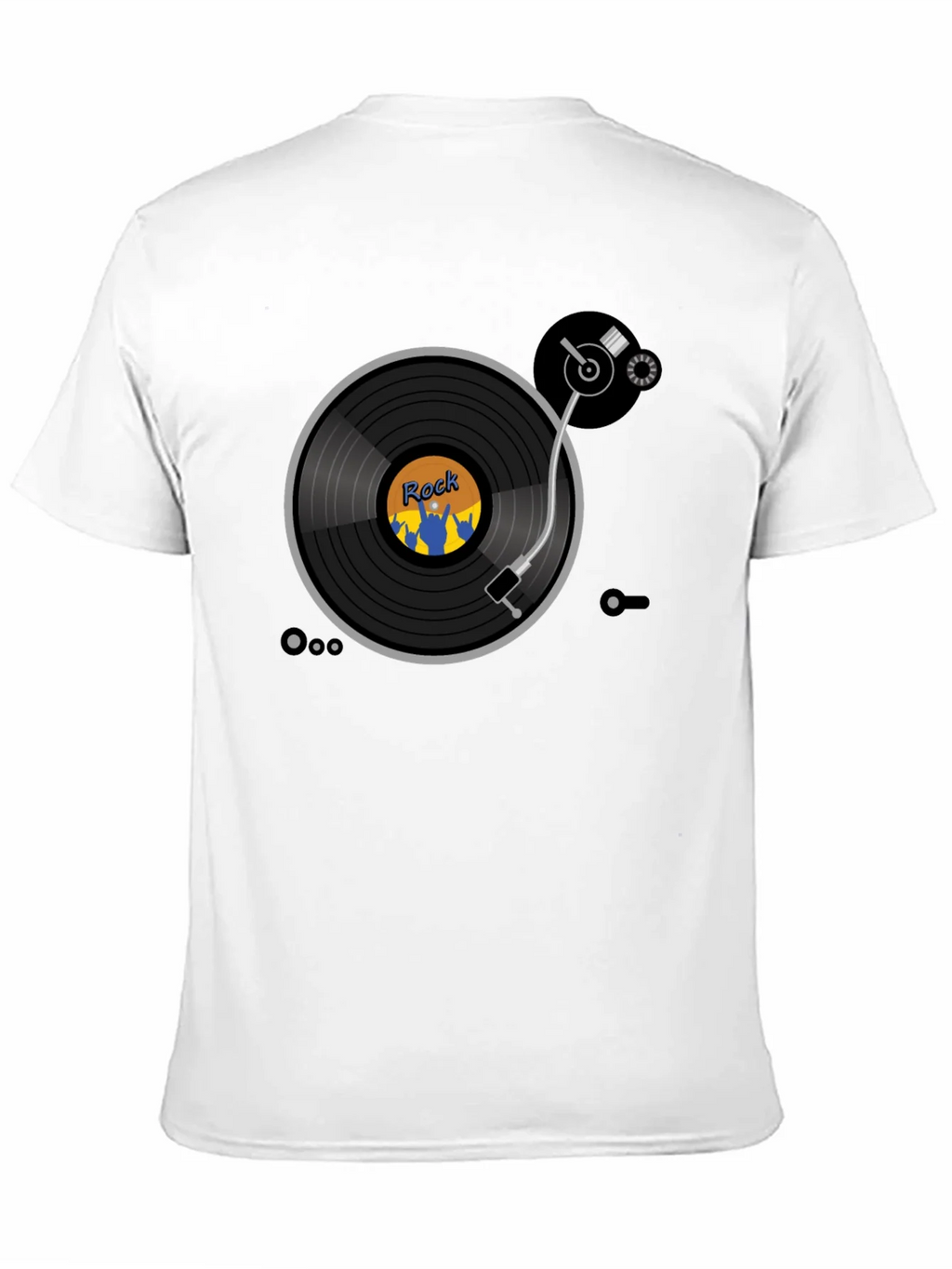 Rock Music Turntable T-Shirt - Retro Vinyl Design product image 6