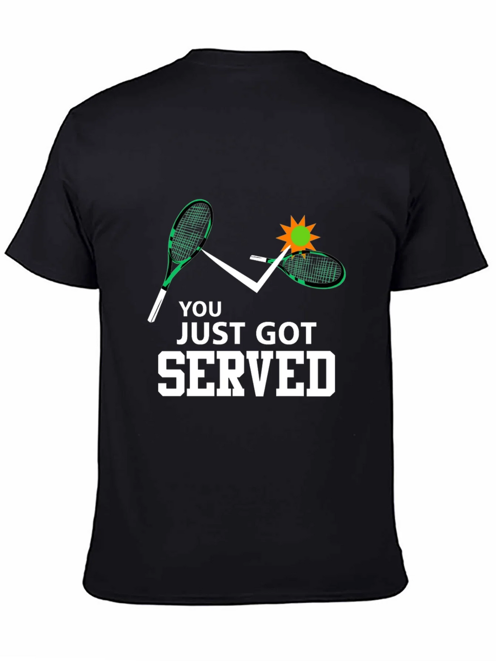 You Just Got Served Tennis Graphic Tee product image 4