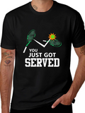 You Just Got Served Tennis Graphic Tee product image 1