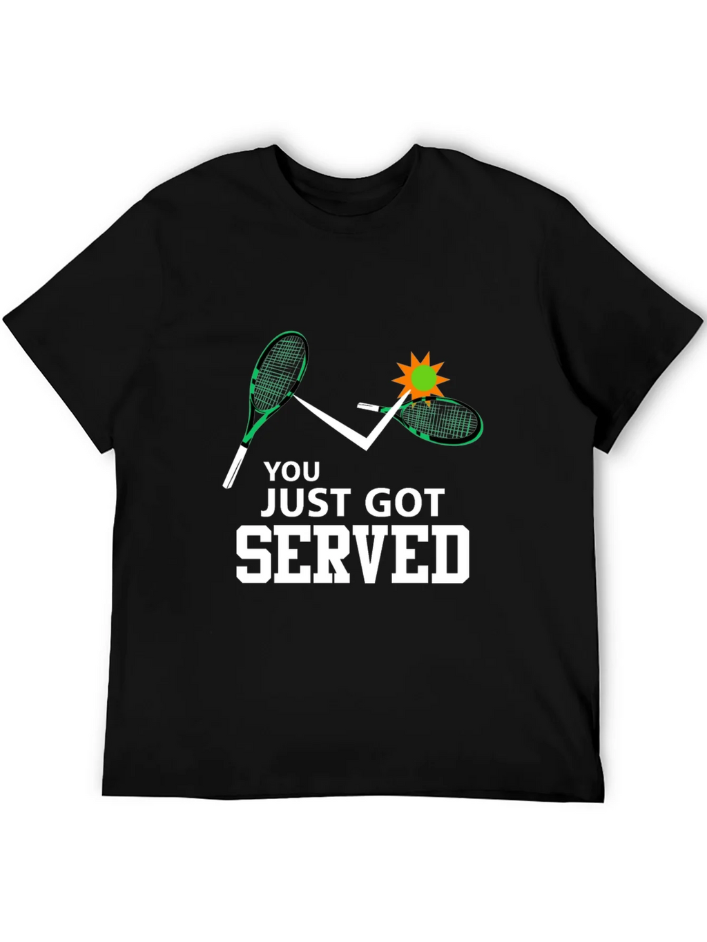 You Just Got Served Tennis Graphic Tee product image 5