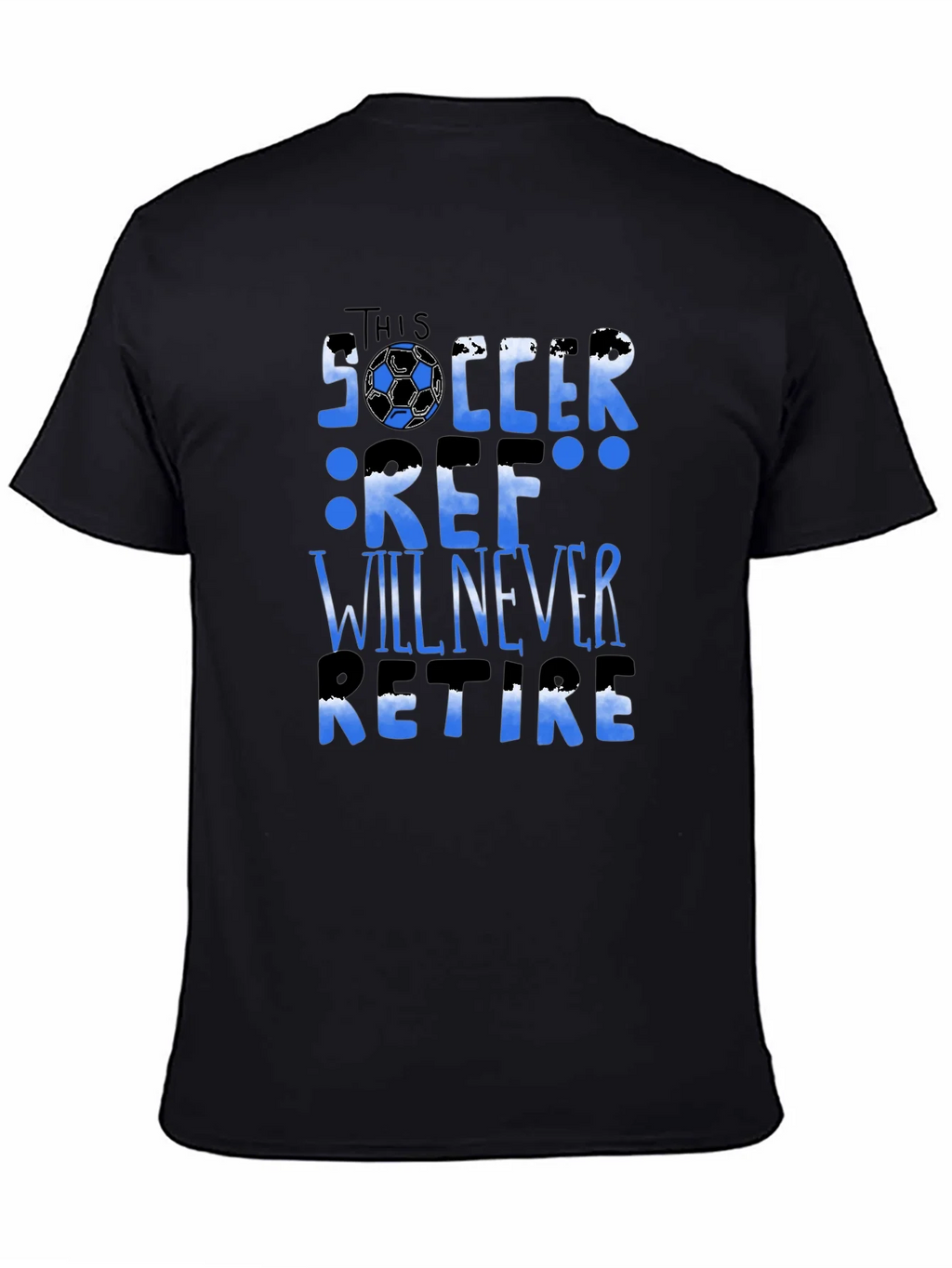 Soccer Ref T-Shirt - Will Never Retire product image 2