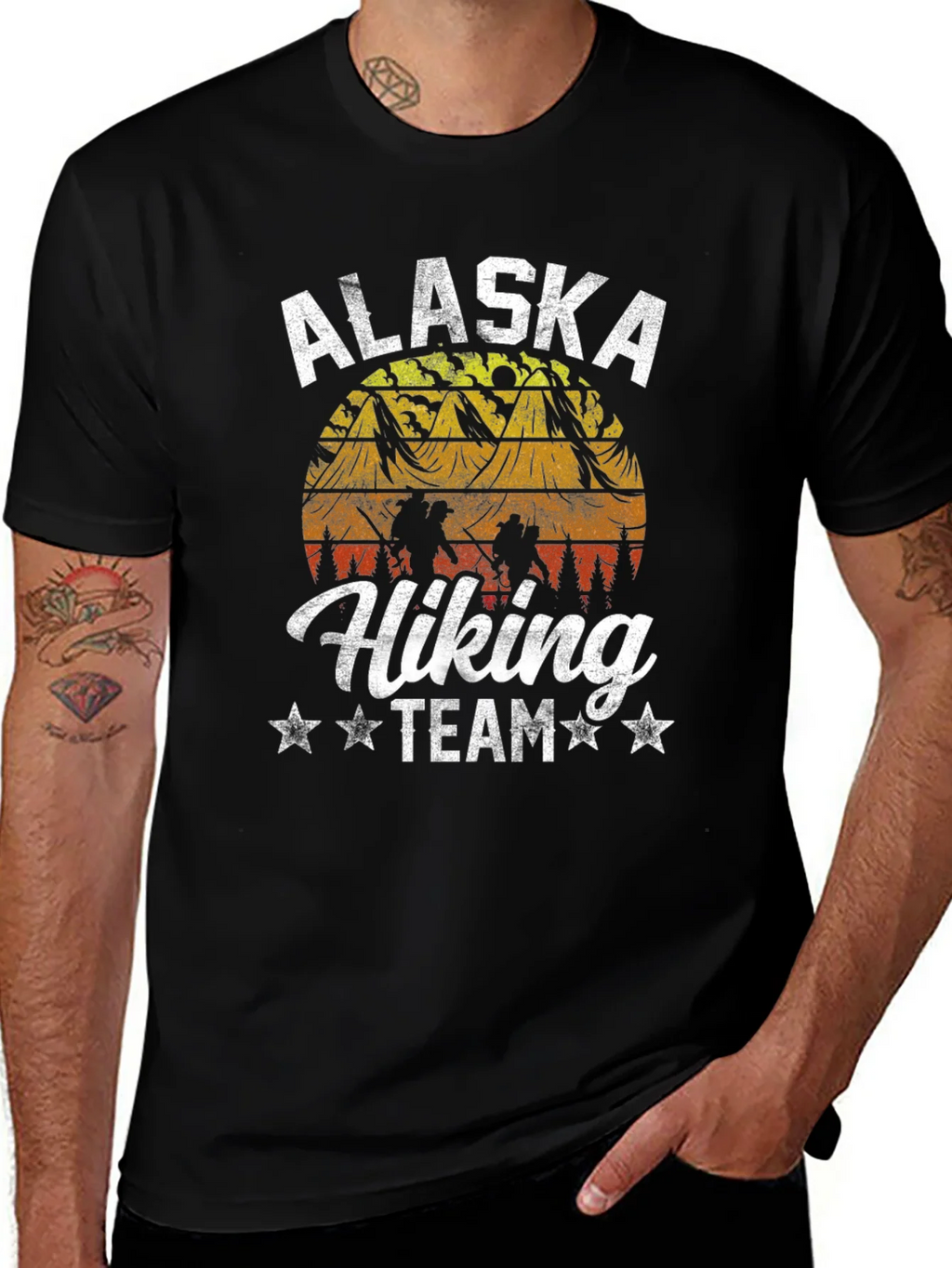 Alaska Hiking Team T-Shirt - Outdoor Adventure Tee product image 1