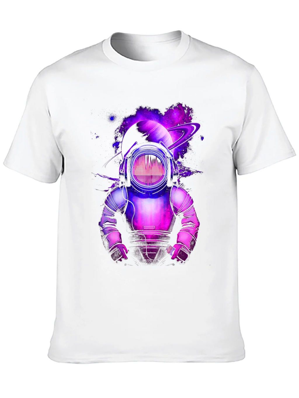 Cosmic DJ Astronaut Graphic Tee product image 9