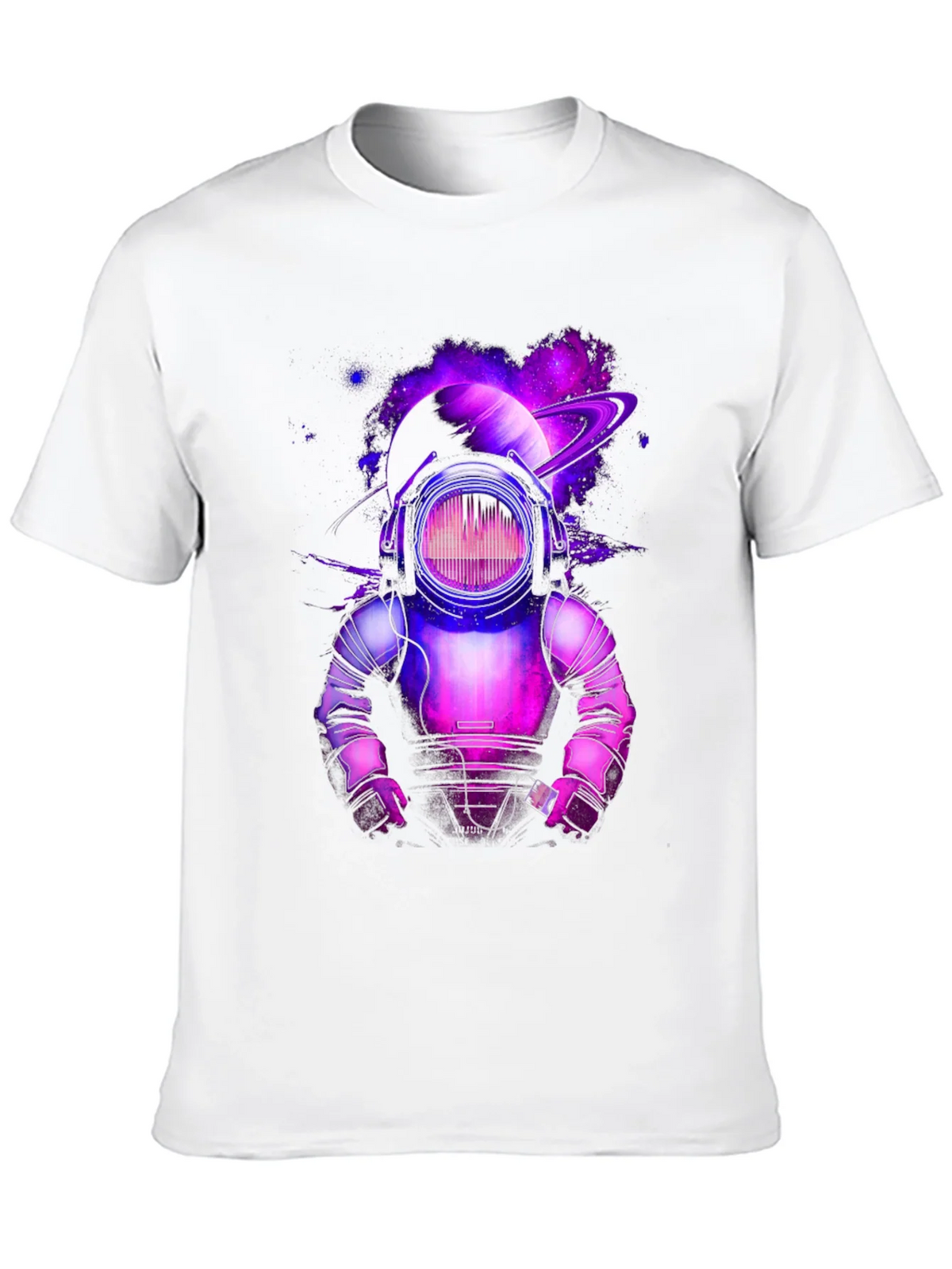 Cosmic DJ Astronaut Graphic Tee product image 9