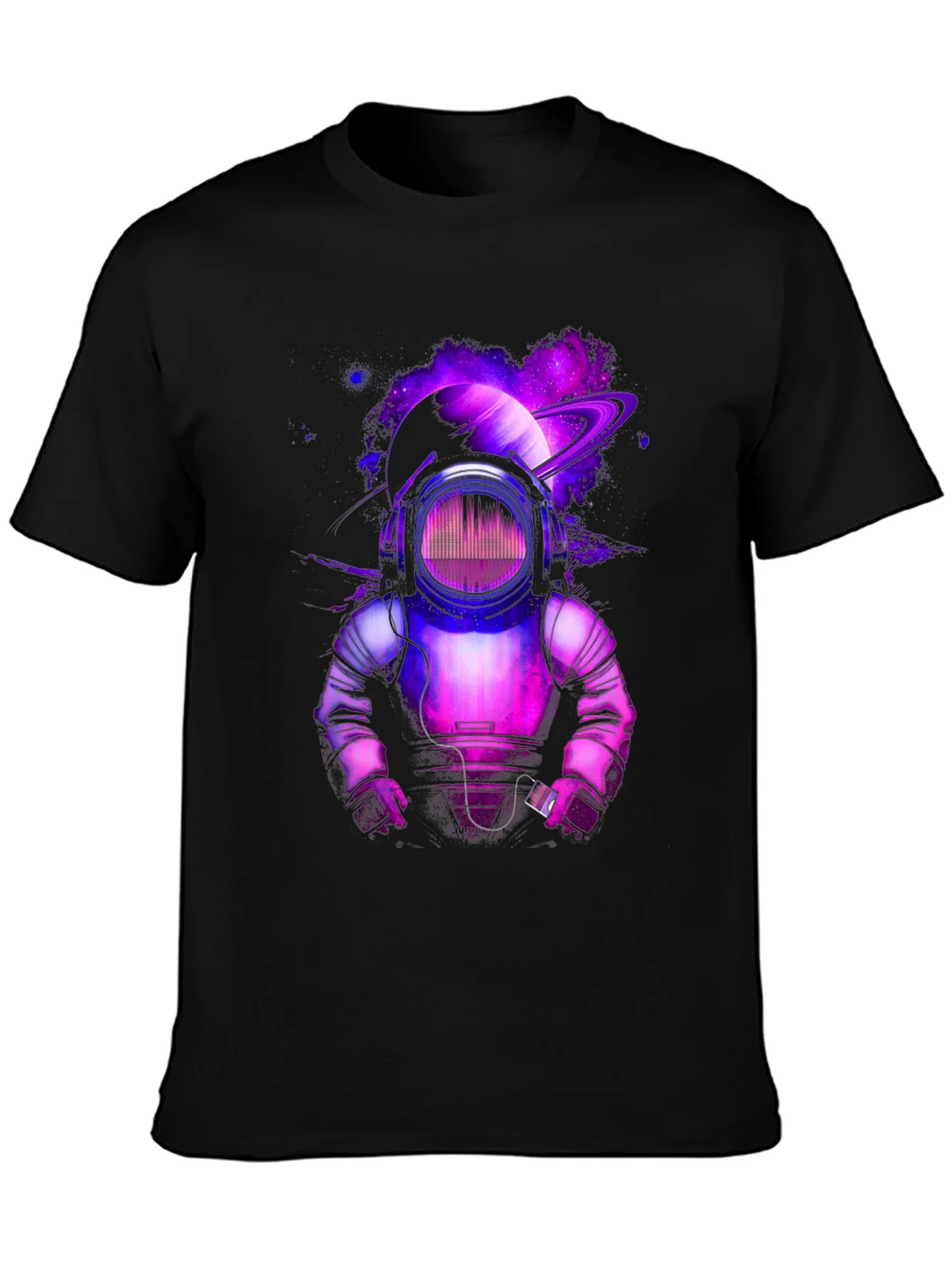 Cosmic DJ Astronaut Graphic Tee product image 3