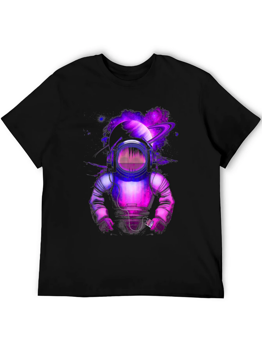 Cosmic DJ Astronaut Graphic Tee product image 5