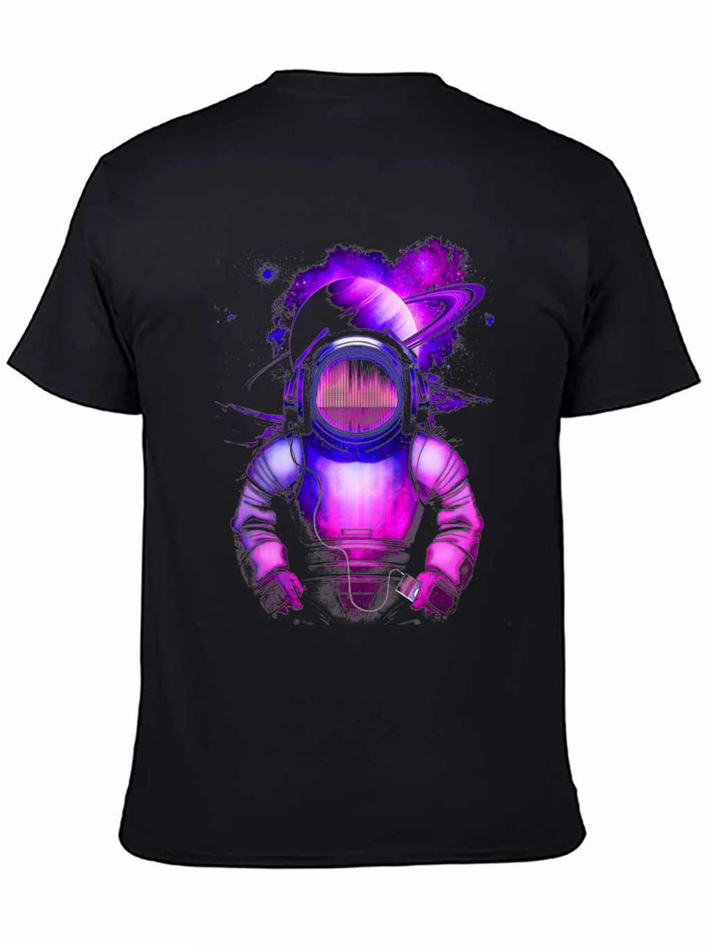 Cosmic DJ Astronaut Graphic Tee product image 4