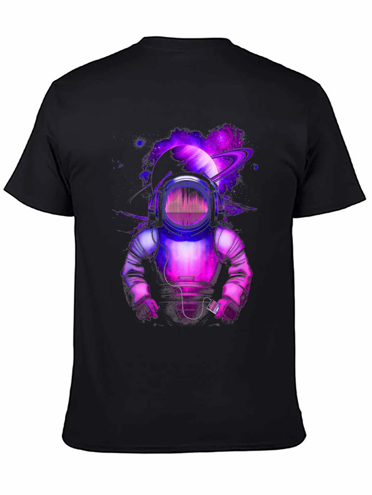 Cosmic DJ Astronaut Graphic Tee product image 4
