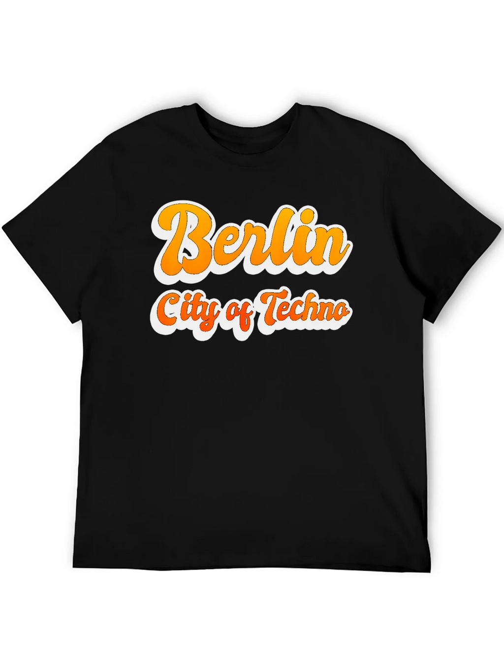 Berlin City of Techno Graphic T-Shirt - Black product image 5