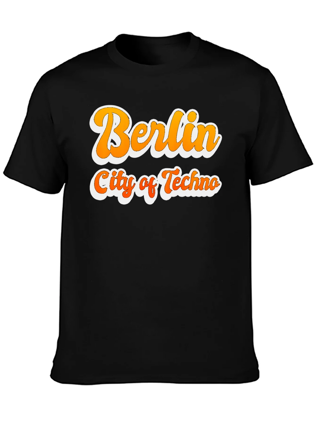 Berlin City of Techno Graphic T-Shirt - Black product image 3