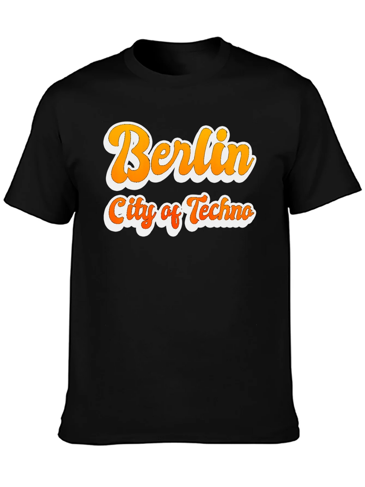 Berlin City of Techno Graphic T-Shirt - Black product image 3