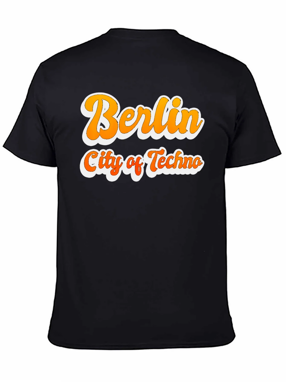Berlin City of Techno Graphic T-Shirt - Black product image 4