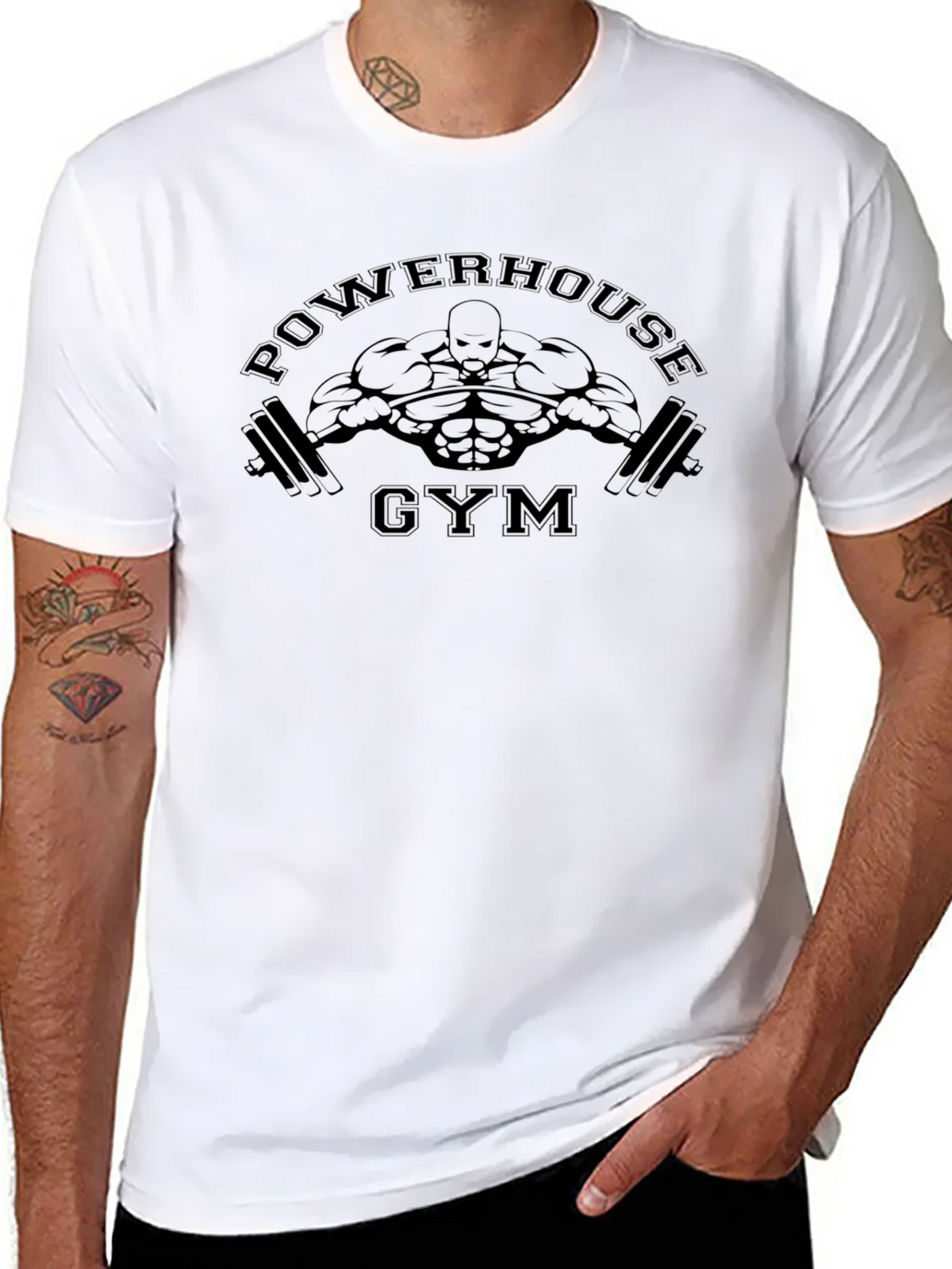 Powerhouse Gym Graphic T-Shirt Black product image 7