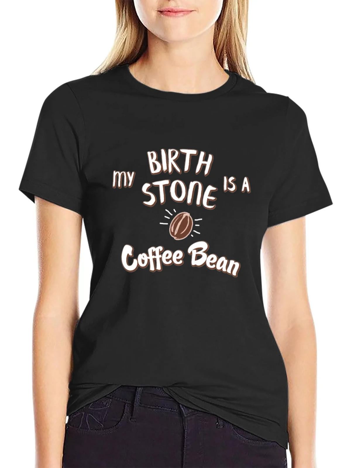Coffee Bean Birthstone T-Shirt - Unisex Graphic Tee product image 1