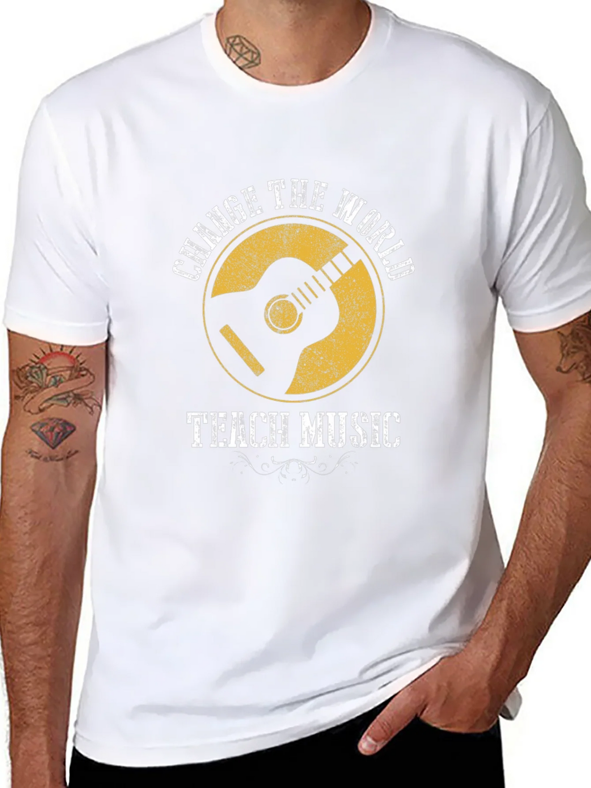 Change The World Teach Music T-Shirt product image 4