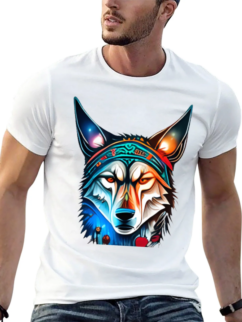Wolf Graphic Tee - Cool Animal Design product image 12