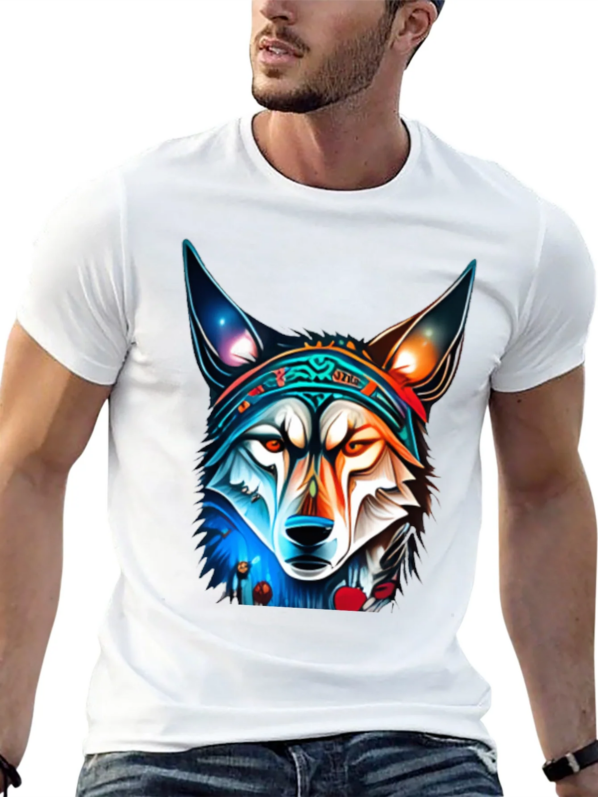 Wolf Graphic Tee - Cool Animal Design product image 12