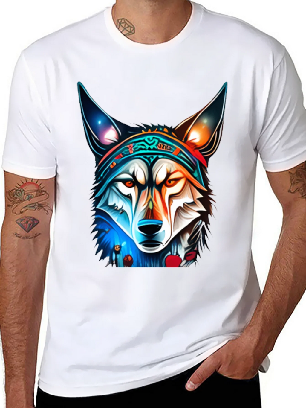 Wolf Graphic Tee - Cool Animal Design product image 7