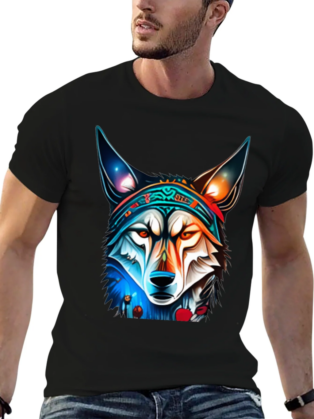 Wolf Graphic Tee - Cool Animal Design product image 6