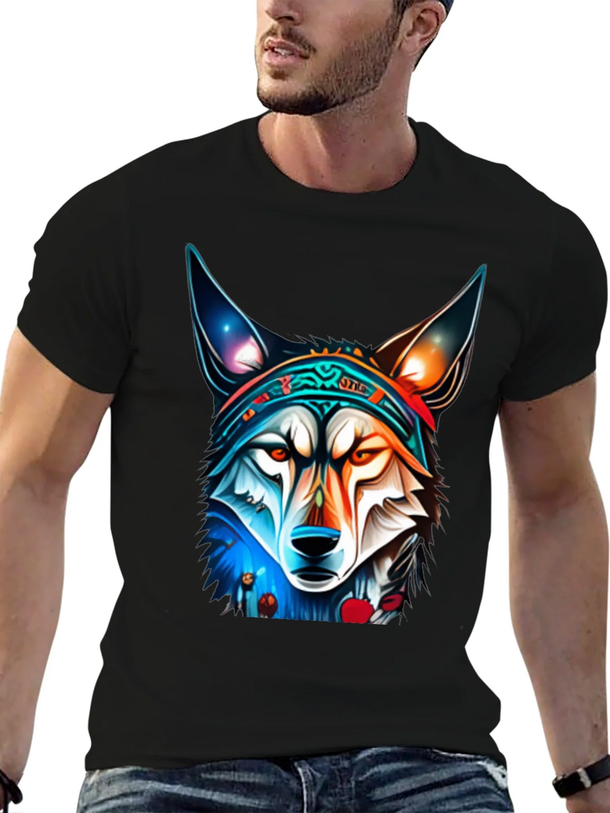 Wolf Graphic Tee - Cool Animal Design product image 6