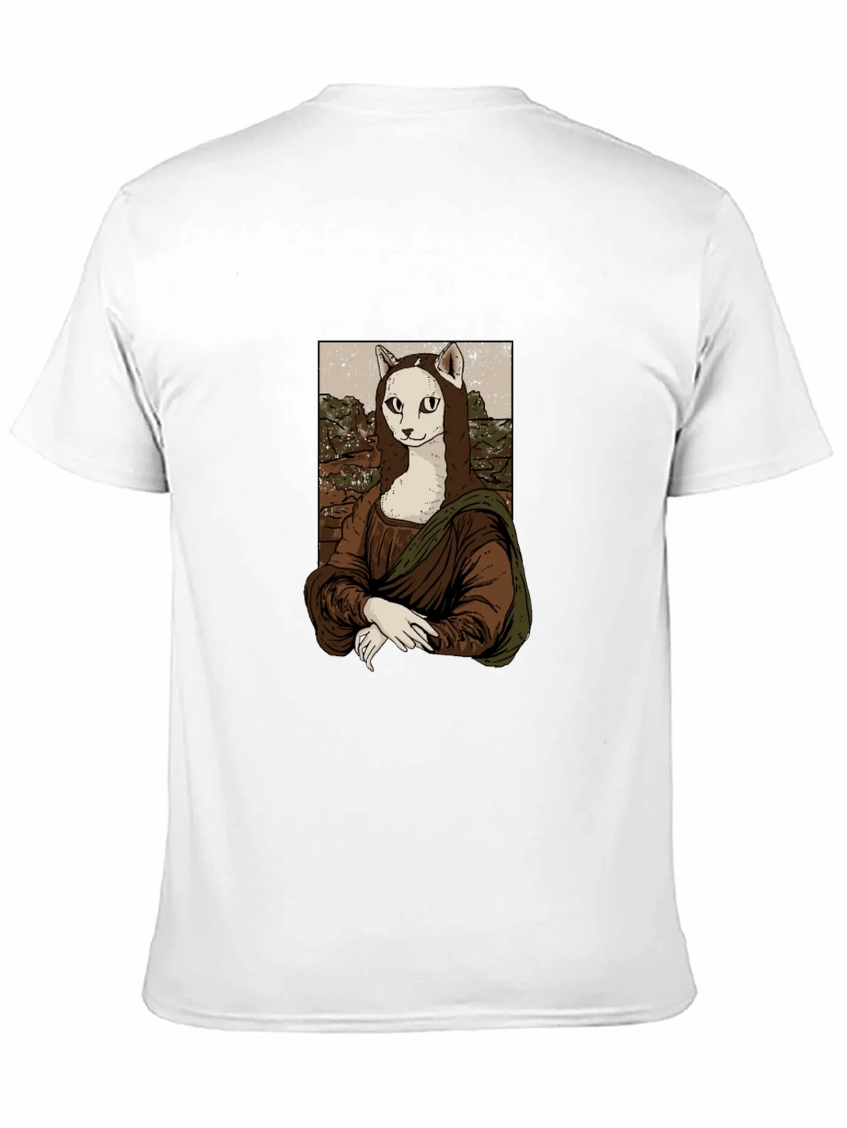 Mona Lisa Cat T-Shirt - Unique Graphic Tee product image 7