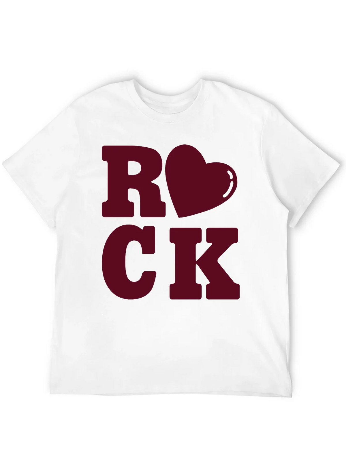 Rock Love Heart Valentines T-Shirt product image 3