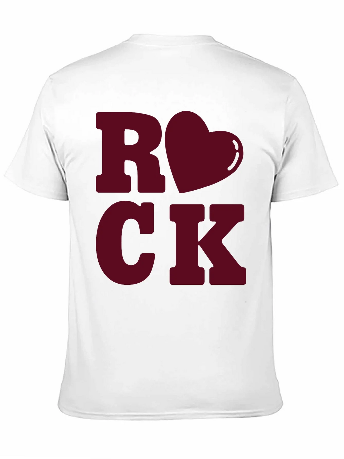 Rock Love Heart Valentines T-Shirt product image 2