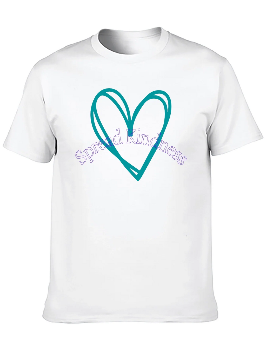 Spread Kindness Tee - Heart Design Black T-Shirt product image 9