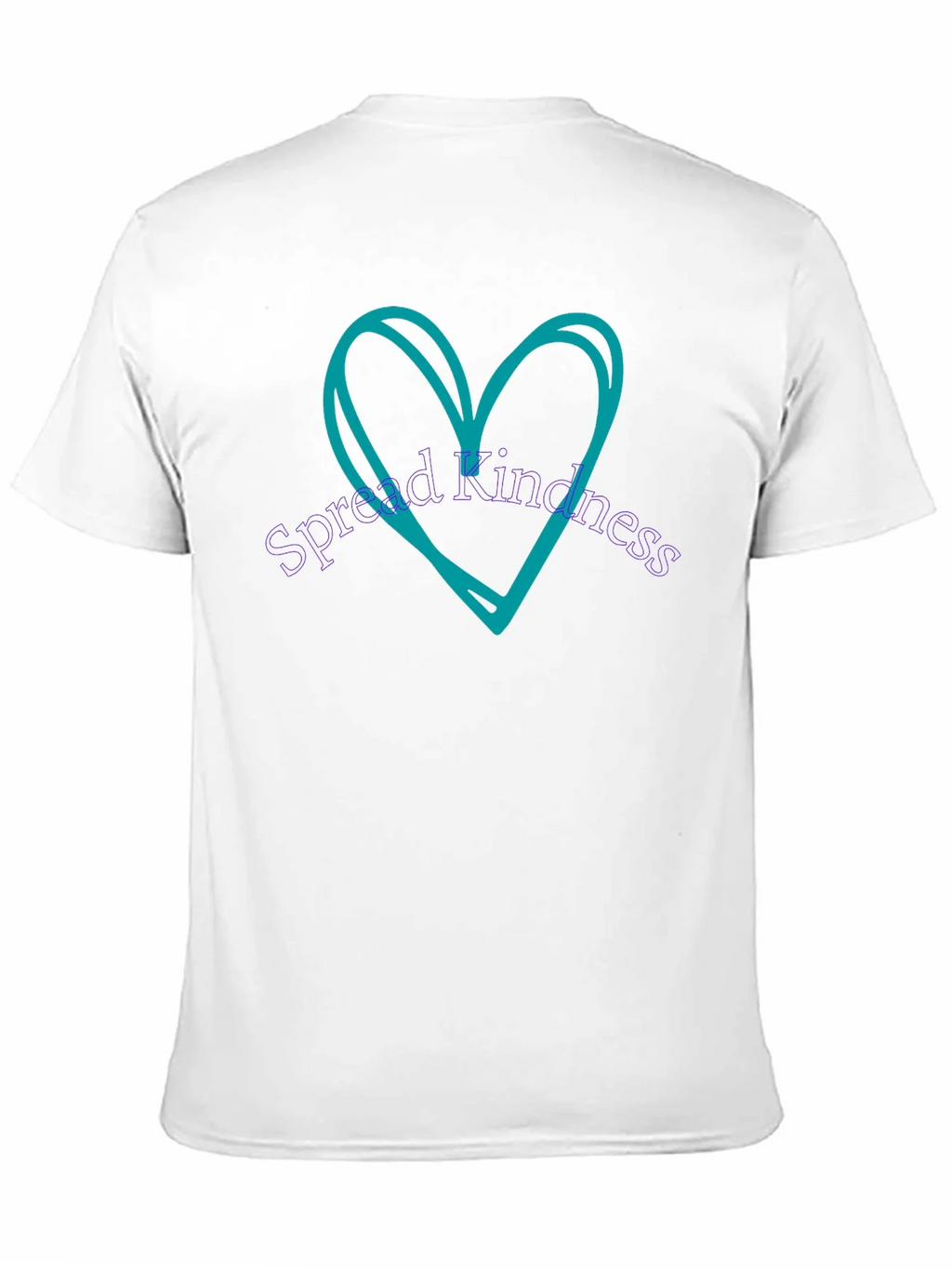 Spread Kindness Tee - Heart Design Black T-Shirt product image 10