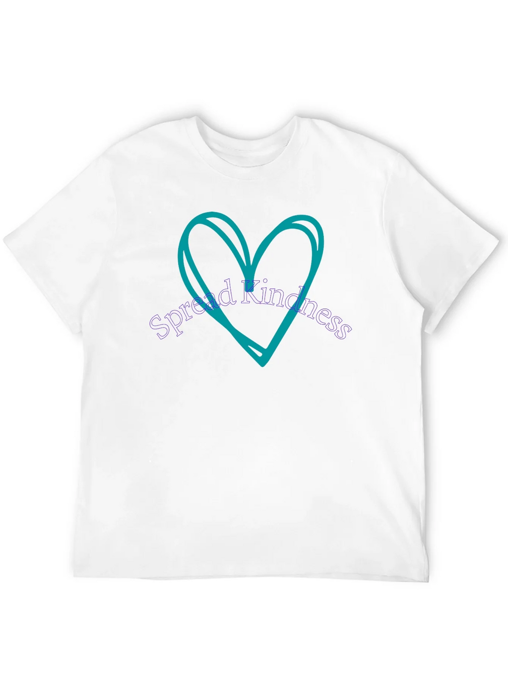 Spread Kindness Tee - Heart Design Black T-Shirt product image 11