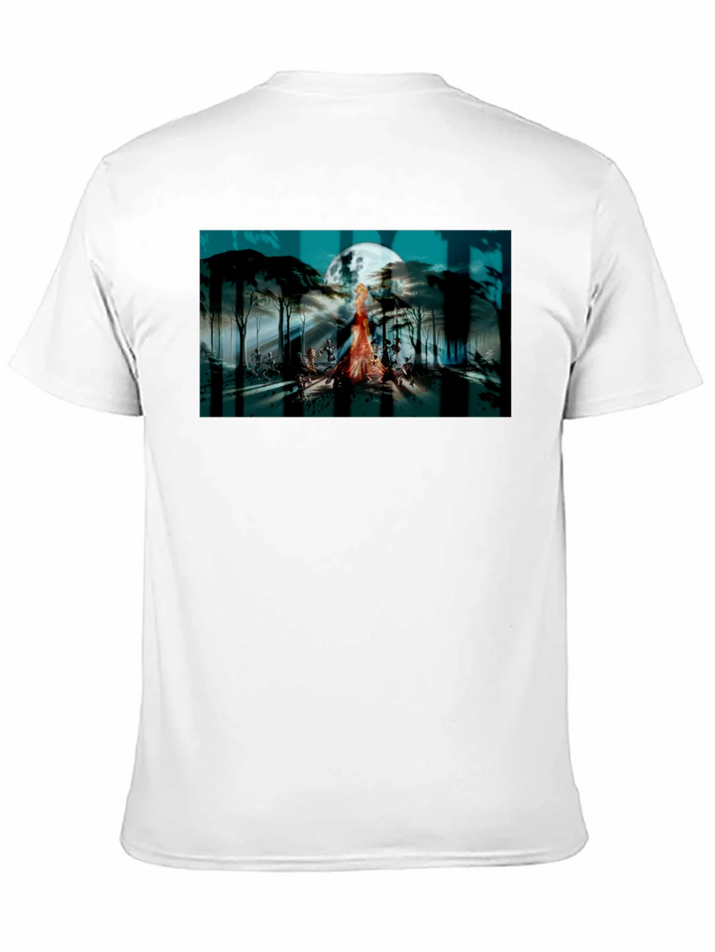 Eerie Moonlit Gathering Graphic T-Shirt product image 10