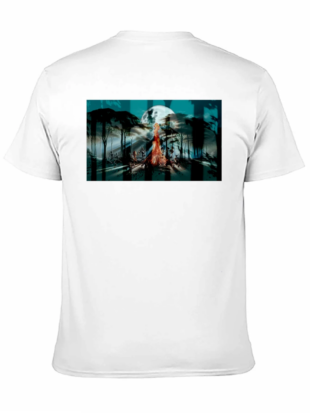 Eerie Moonlit Gathering Graphic T-Shirt product image 10
