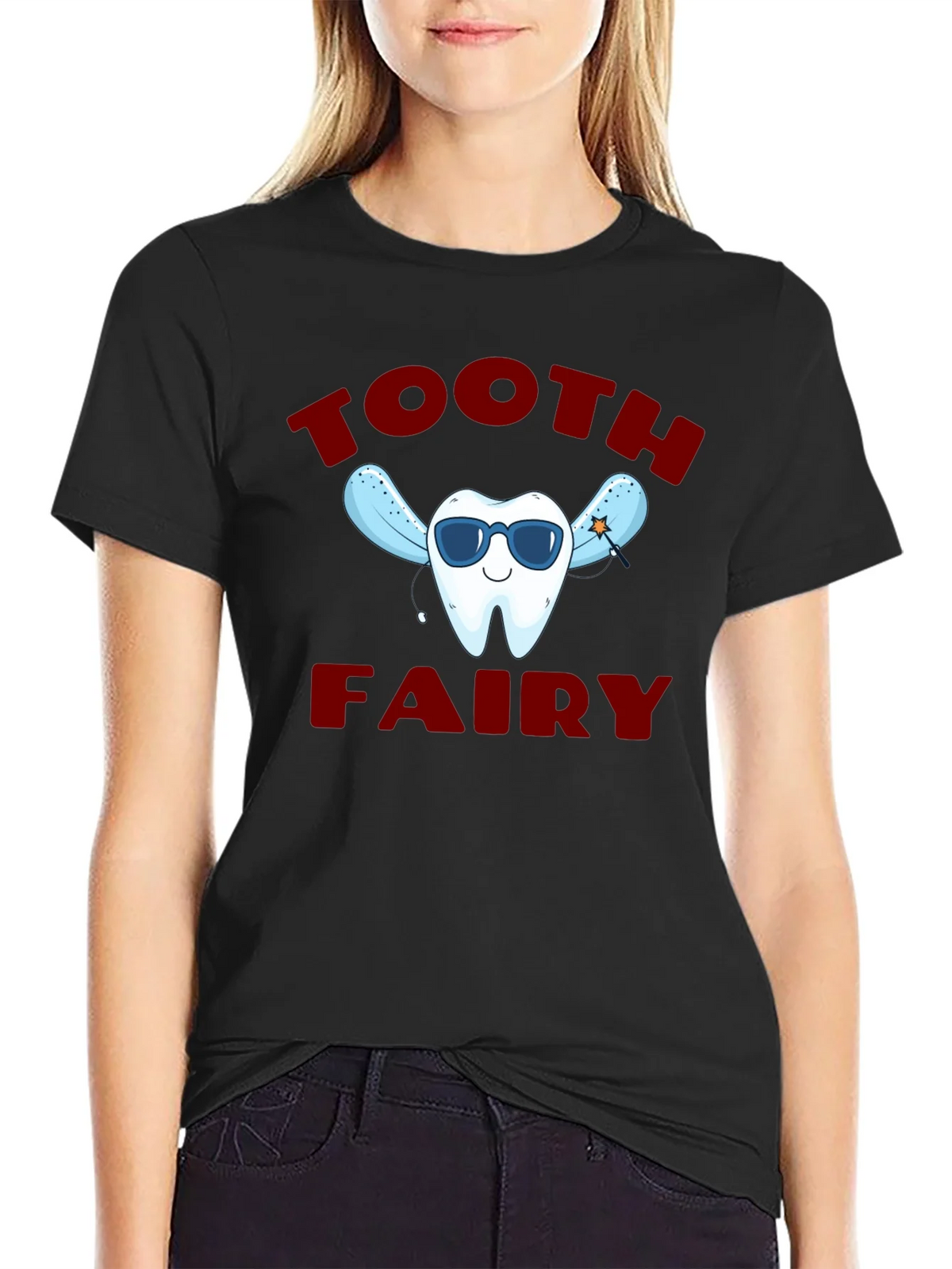 Tooth Fairy Graphic T-Shirt - Fun Dental Tee product image 2