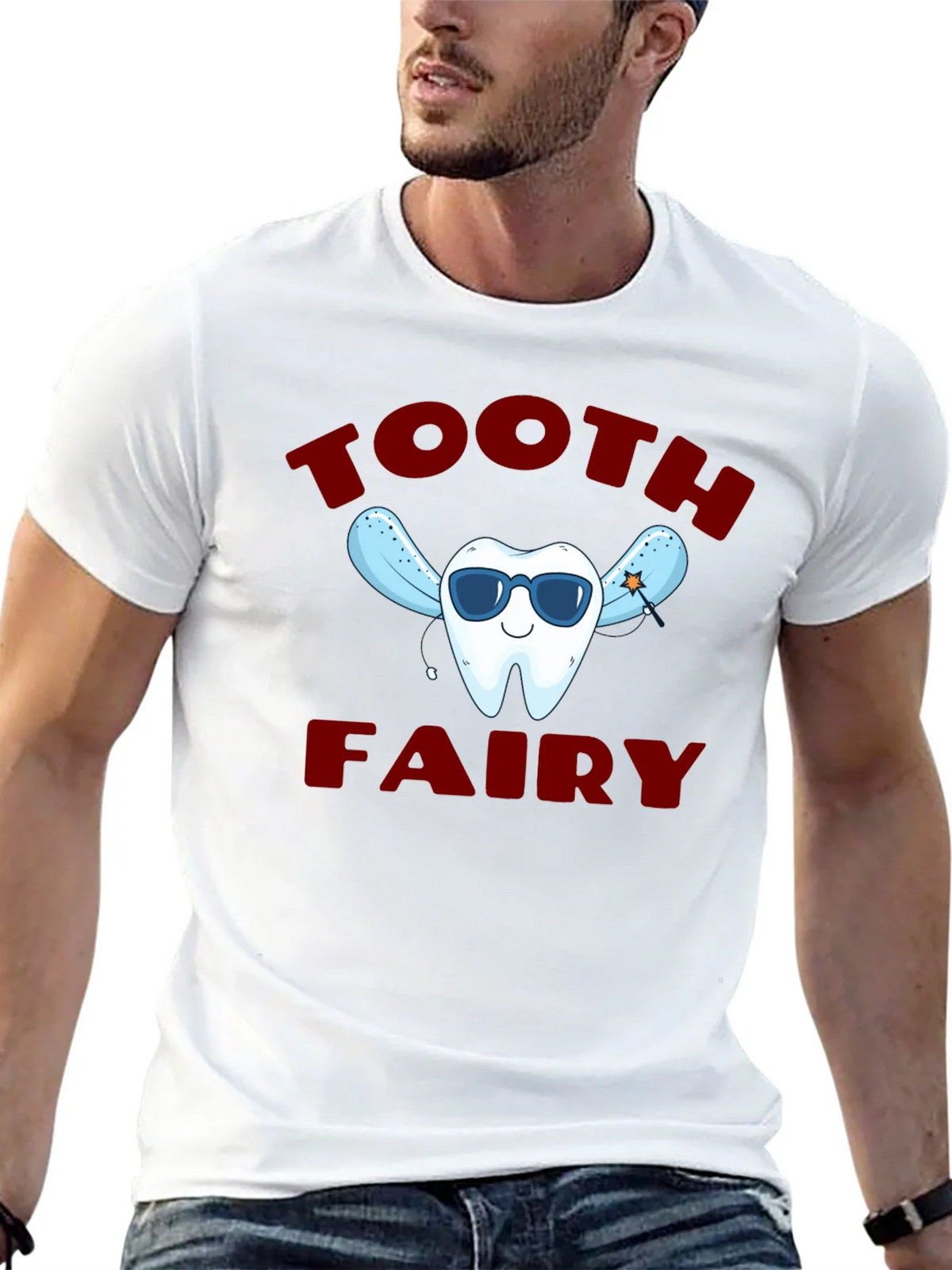Tooth Fairy Graphic T-Shirt - Fun Dental Tee product image 12