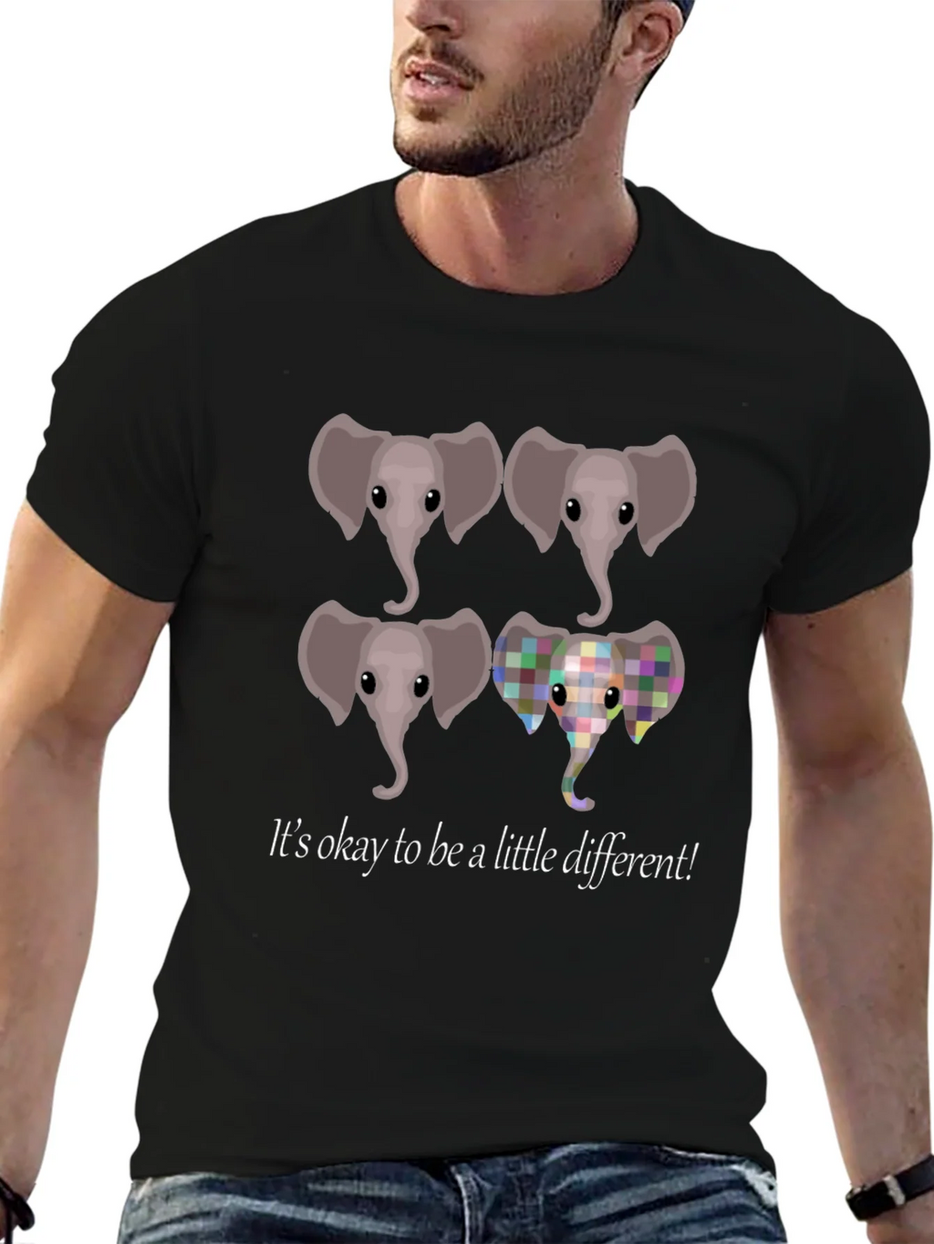 Be a Little Different Elephant T-Shirt product image 5