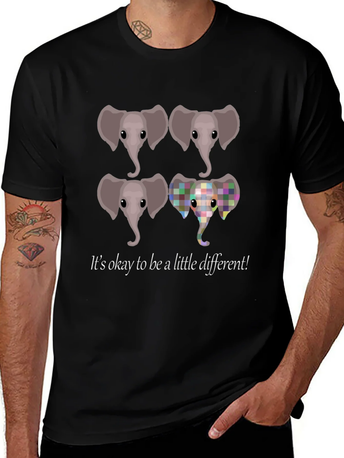 Be a Little Different Elephant T-Shirt product image 1
