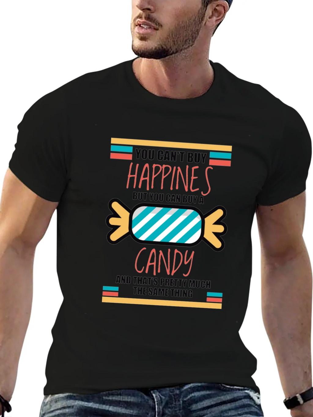 Funny Candy Happiness T-Shirt product image 6