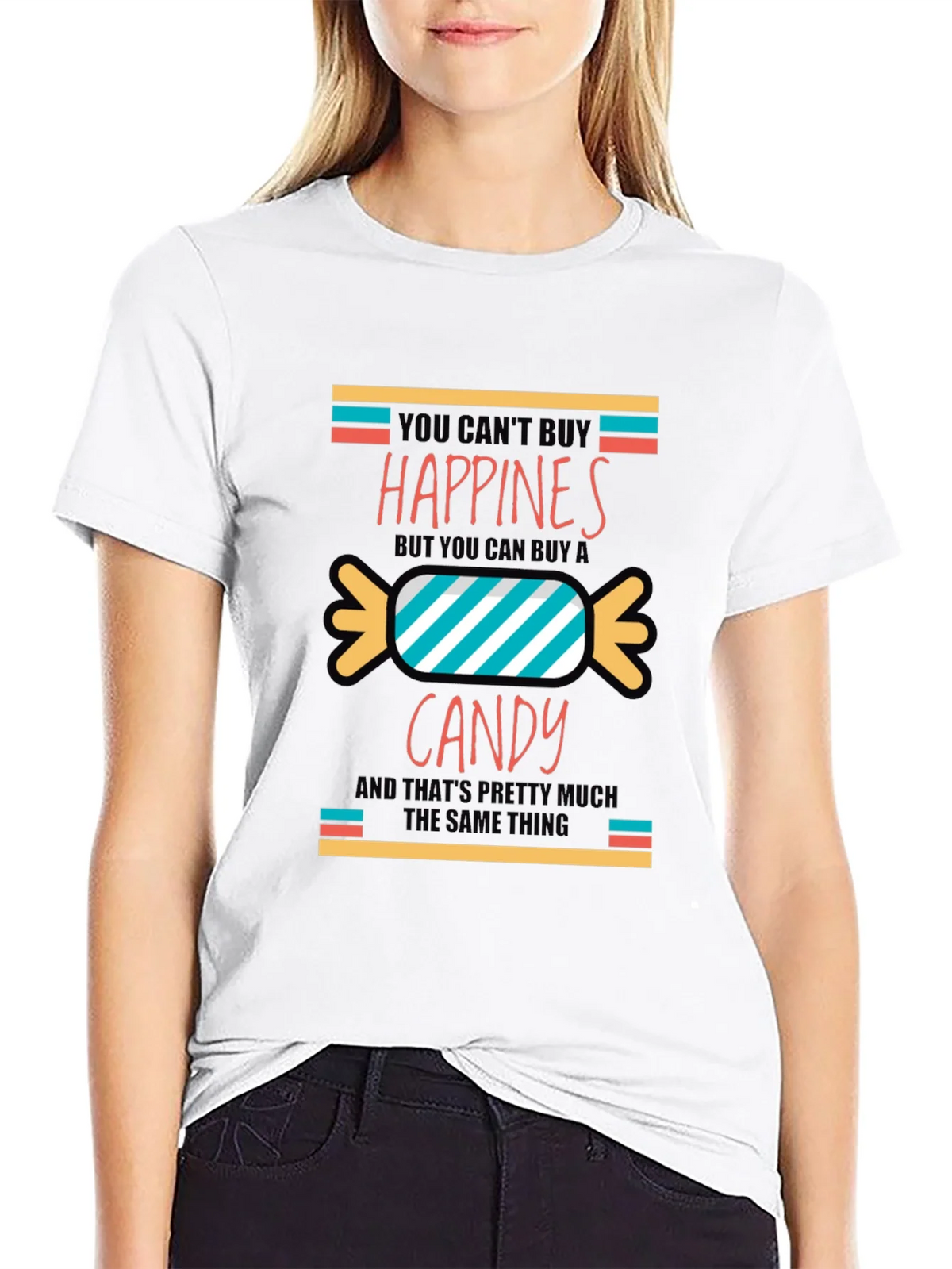 Funny Candy Happiness T-Shirt product image 8