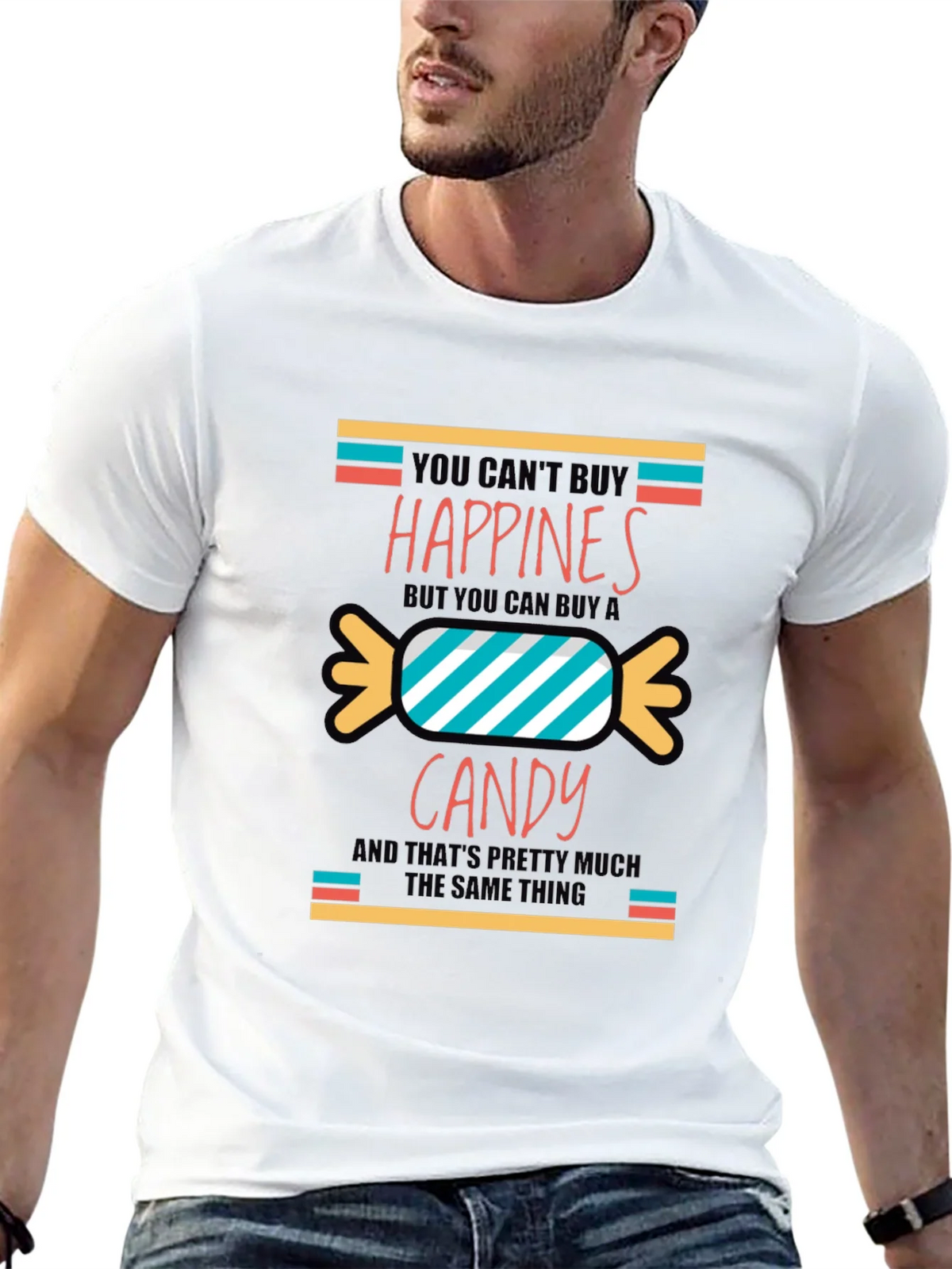Funny Candy Happiness T-Shirt product image 12